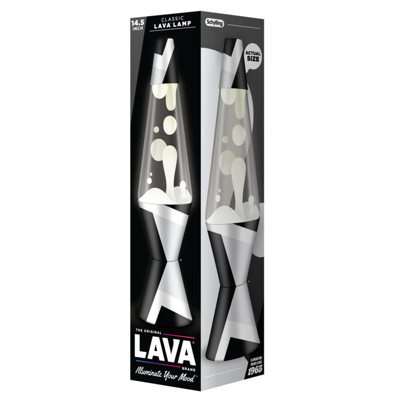 14.5″ Lava Lamp Polygonal White Tone - US 4556