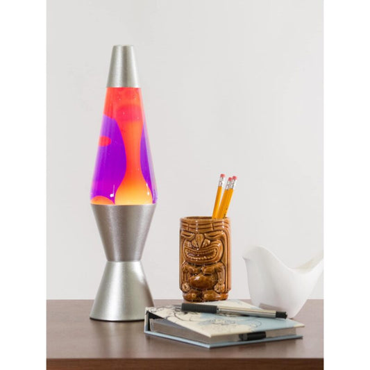 14.5” LAVA Lamp – Yellow/Purple/Silver - US 9317