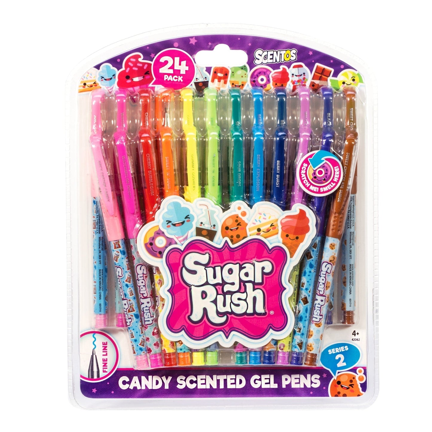 24 Sugar Rush Gel Pens – Scented - US 4925