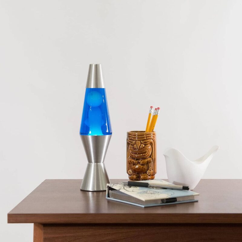 11.5″ LAVA Lamp – White/Blue/Silver - US 9054