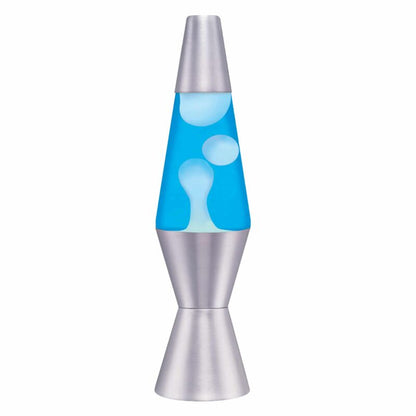 11.5″ LAVA Lamp – White/Blue/Silver - US 9054