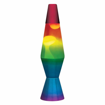 11.5″ LAVA Lamp Rainbow – White/Tricolor - US 1010