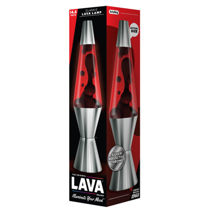 14.5″ Lava Lamp Chrome Plated Crimson - US 5116