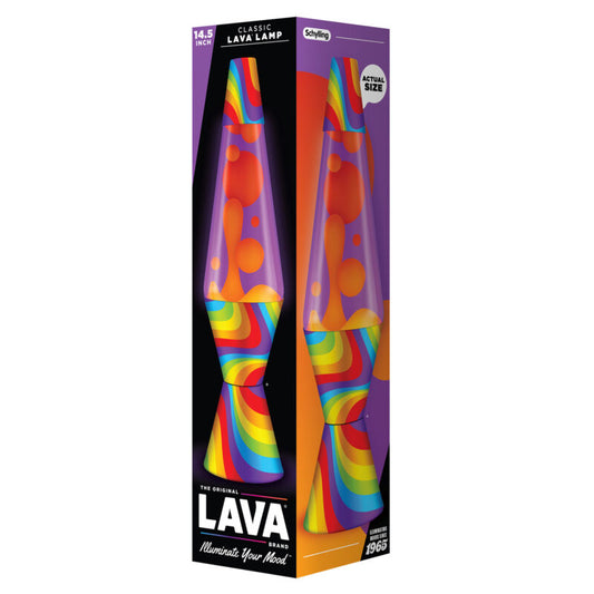 14.5″ Lava Lamp Flowing Color Bands - US 6538
