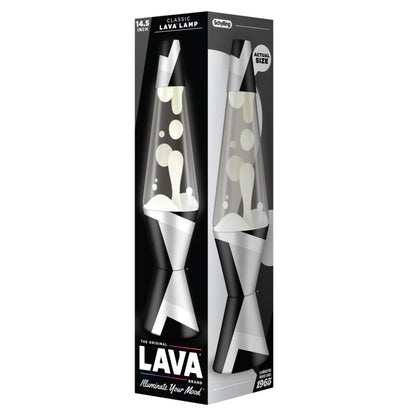 14.5″ Lava Lamp Polygonal White Tone - US 4556