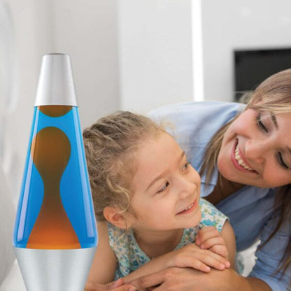 14.5” LAVA Lamp – Orange/Blue/Silver - US 9329