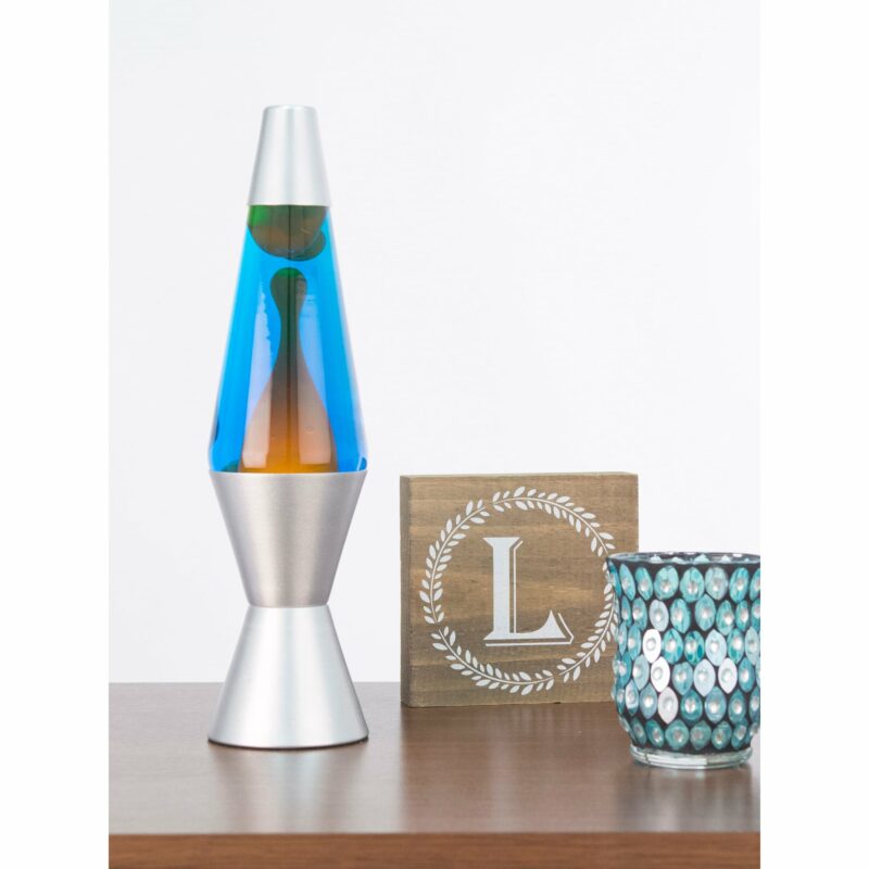 14.5” LAVA Lamp – Orange/Blue/Silver - US 9329