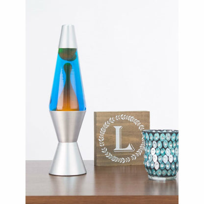 14.5” LAVA Lamp – Orange/Blue/Silver - US 9329