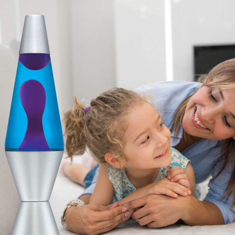 14.5″ LAVA Lamp – Purple/Blue/Silver - US 5952