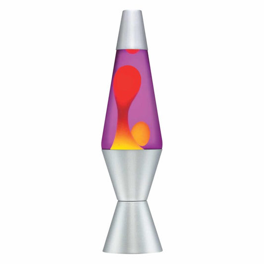 14.5” LAVA Lamp – Yellow/Purple/Silver - US 9317