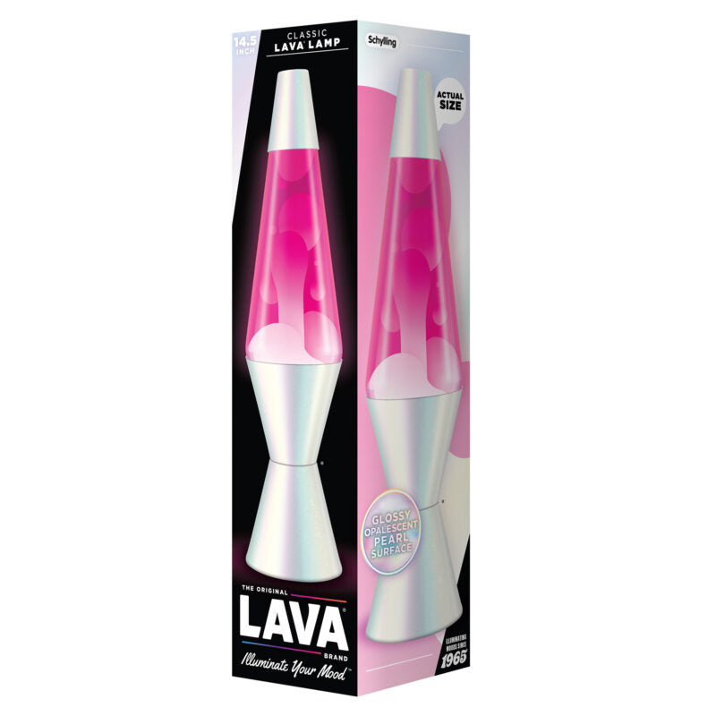 14.5″ Lava Lamp Opalescent Pearl - US 2028