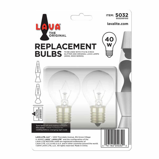 40W LAVA Lamp Light Bulb A15 - US 1340