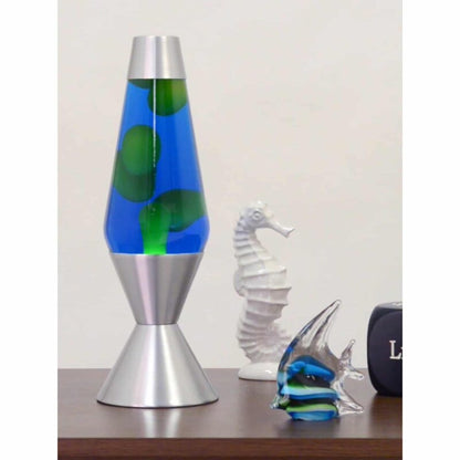 16.3″ LAVA Lamp – Yellow/Blue/Silver - US 2050
