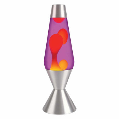 16.3″ LAVA Lamp – Yellow/Purple/Silver - US 2333