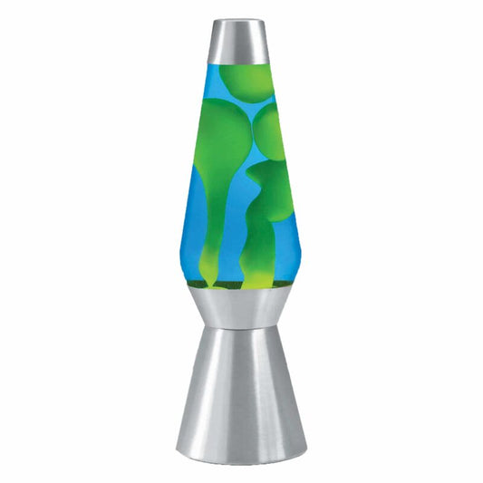 27″ LAVA Lamp Grande – Yellow/Blue/Silver - US 4826