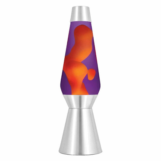 27″ LAVA Lamp Grande – Yellow/Purple/Silver - US 3334