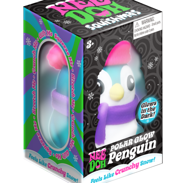 NeeDoh Polar Glow Penguin - US 2841
