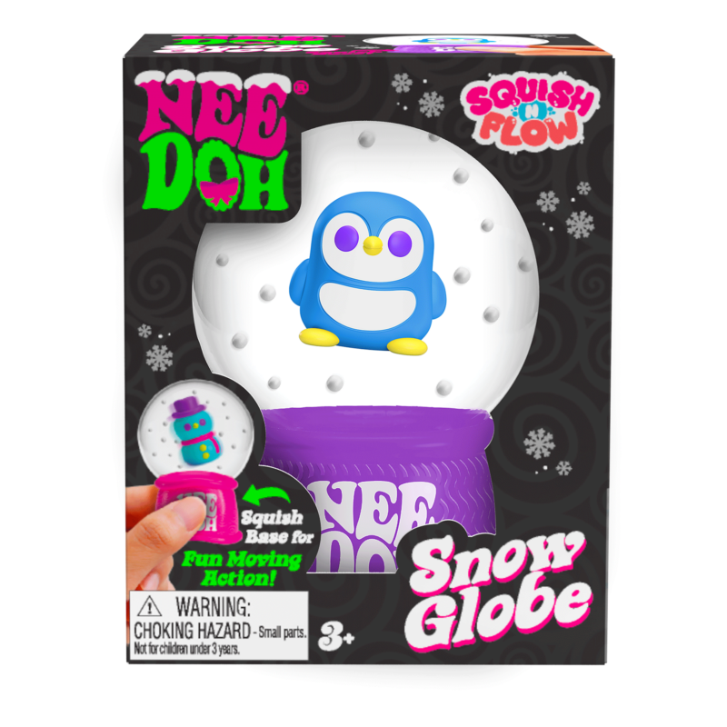 NeeDoh Squish N Flow Snow Globe - US 7931