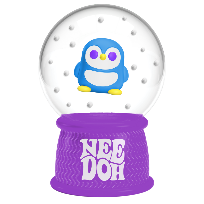 NeeDoh Squish N Flow Snow Globe - US 7931
