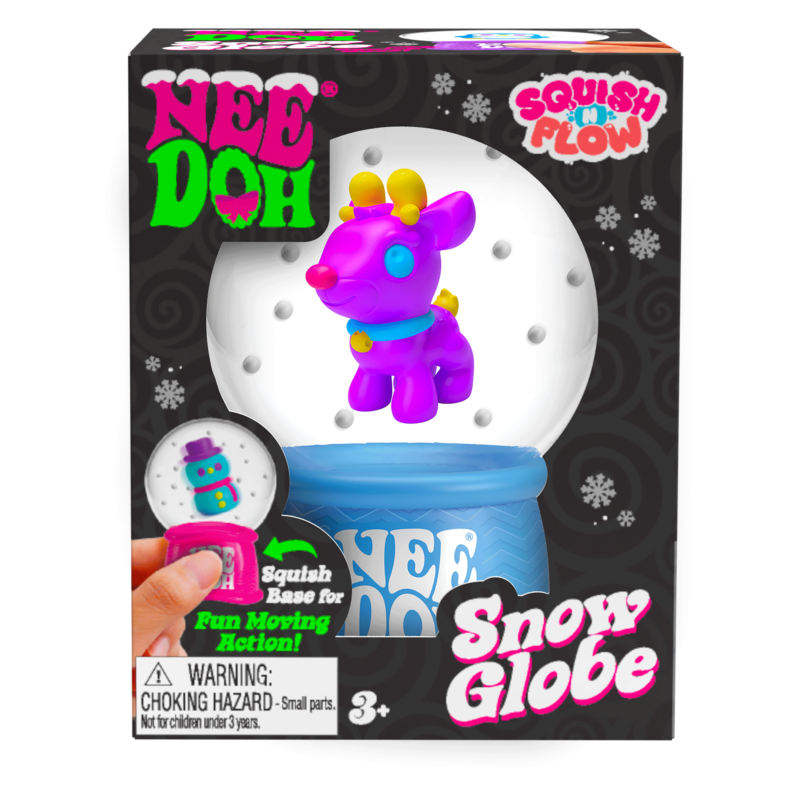 NeeDoh Squish N Flow Snow Globe - US 7931